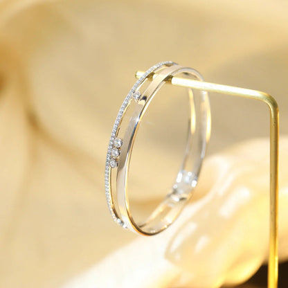 [Marins]Move Romane Diamond Bangle Bracelet