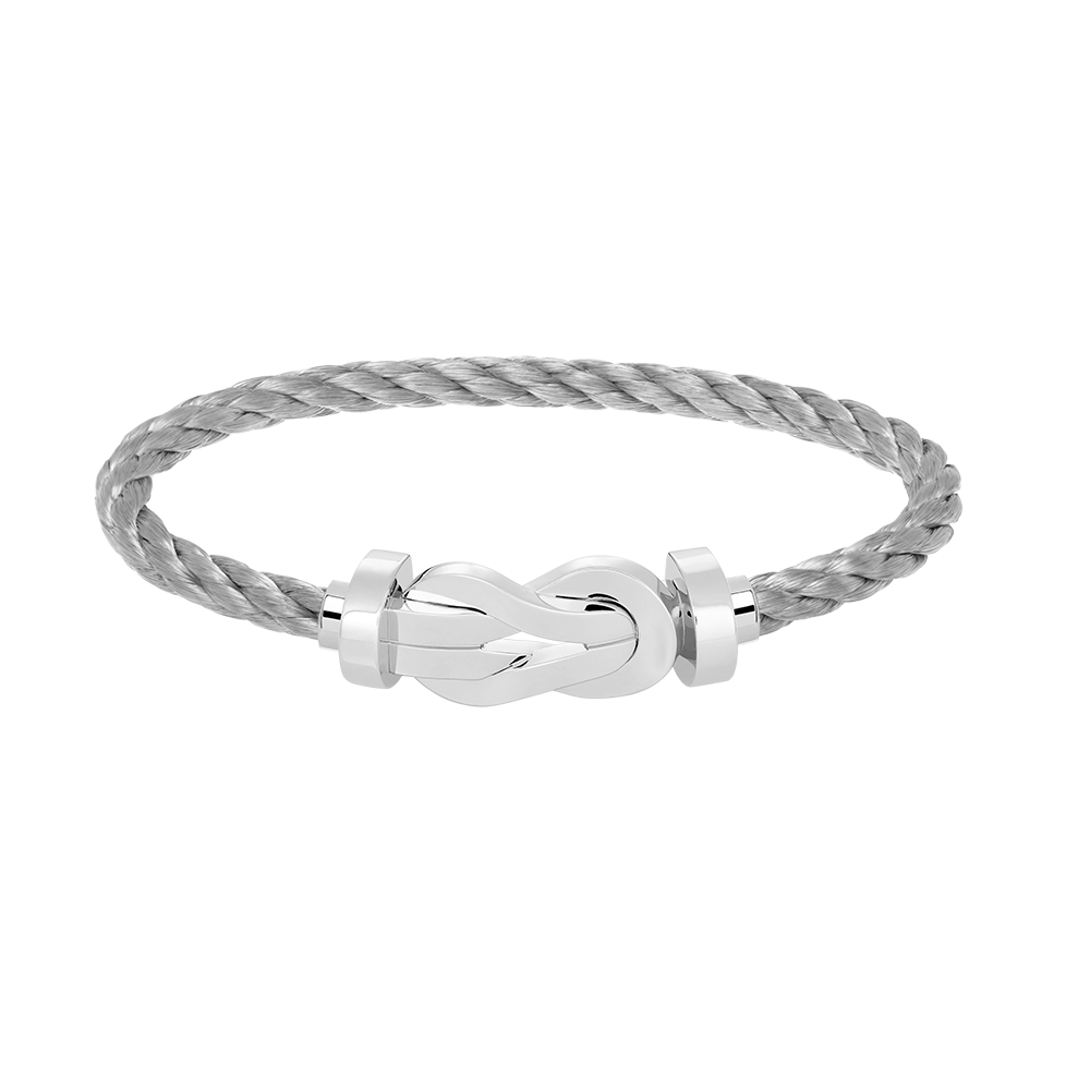 [Marins]CHANCE LARGE 8 FIGURE BUCKLE NO DIAMOND BRACELET SILVER