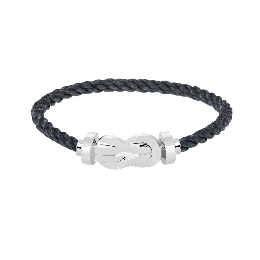 [Marins]CHANCE LARGE 8 FIGURE BUCKLE NO DIAMOND BRACELET SILVER