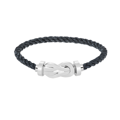 [Marins]CHANCE LARGE 8 FIGURE BUCKLE NO DIAMOND BRACELET SILVER