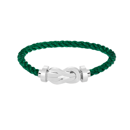 [Marins]CHANCE LARGE 8 FIGURE BUCKLE NO DIAMOND BRACELET SILVER