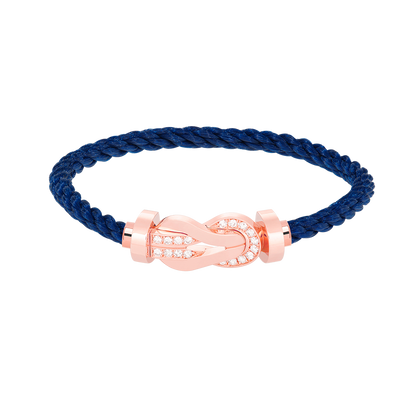 [Marins]CHANCE LARGE 8 FIGURE BUCKLE HALF DIAMOND BRACELET Marins GOLD
