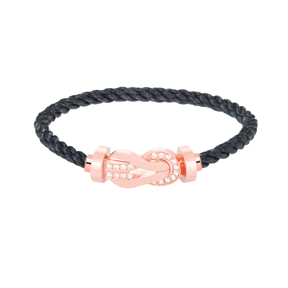 [Marins]CHANCE LARGE 8 FIGURE BUCKLE HALF DIAMOND BRACELET Marins GOLD