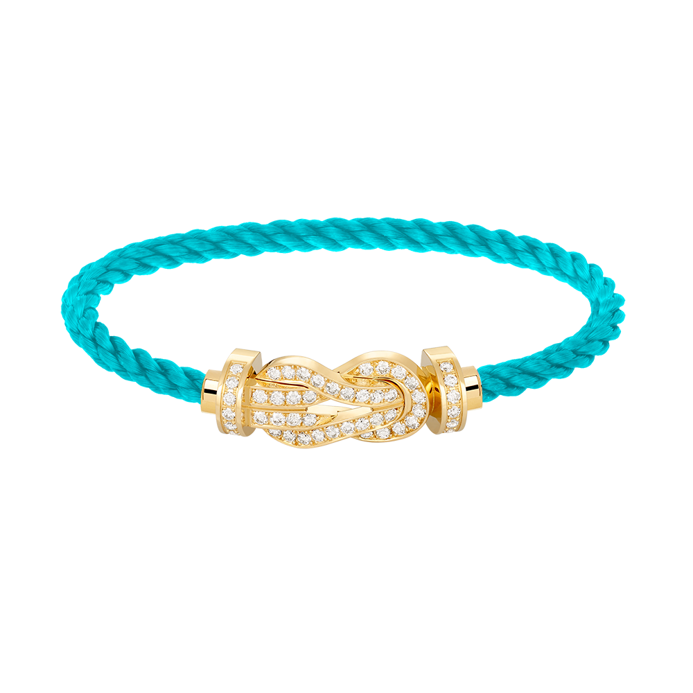 [Marin-Jewelry]CHANCE LARGE 8 FIGURE BUCKLE FULLDIAMOND BRACELET GOLD