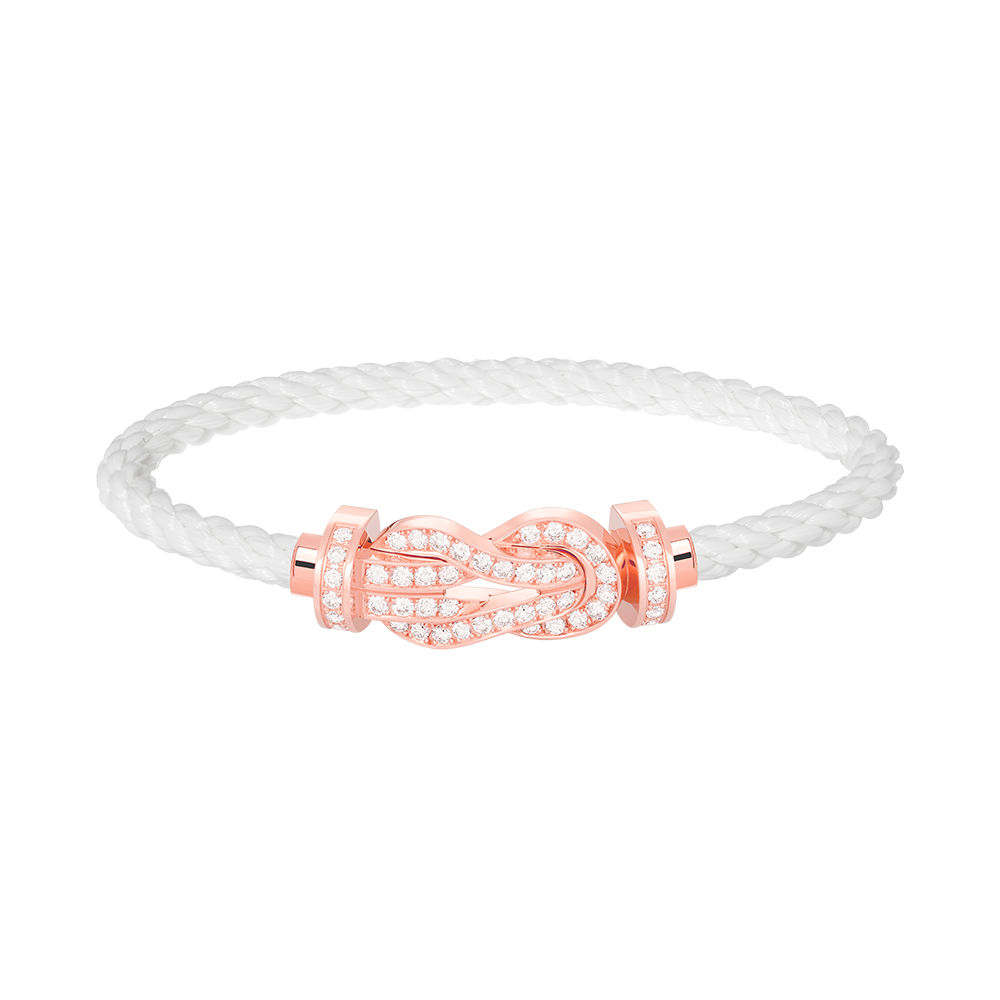 [Marins]CHANCE LARGE 8 FIGURE BUCKLE FULL DIAMOND BRACELET Marins GOLD