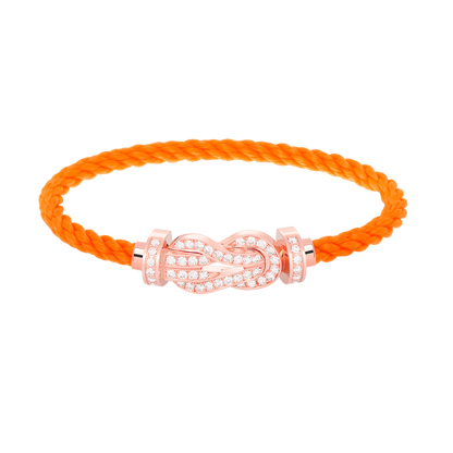 [Marins]CHANCE LARGE 8 FIGURE BUCKLE FULL DIAMOND BRACELET Marins GOLD