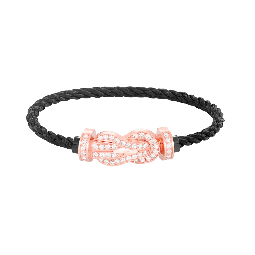 [Marins]CHANCE LARGE 8 FIGURE BUCKLE FULL DIAMOND BRACELET Marins GOLD