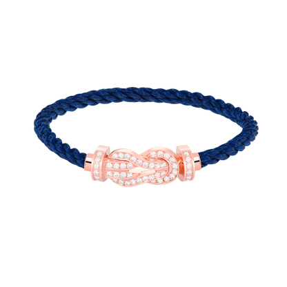 [Marins]CHANCE LARGE 8 FIGURE BUCKLE FULL DIAMOND BRACELET Marins GOLD