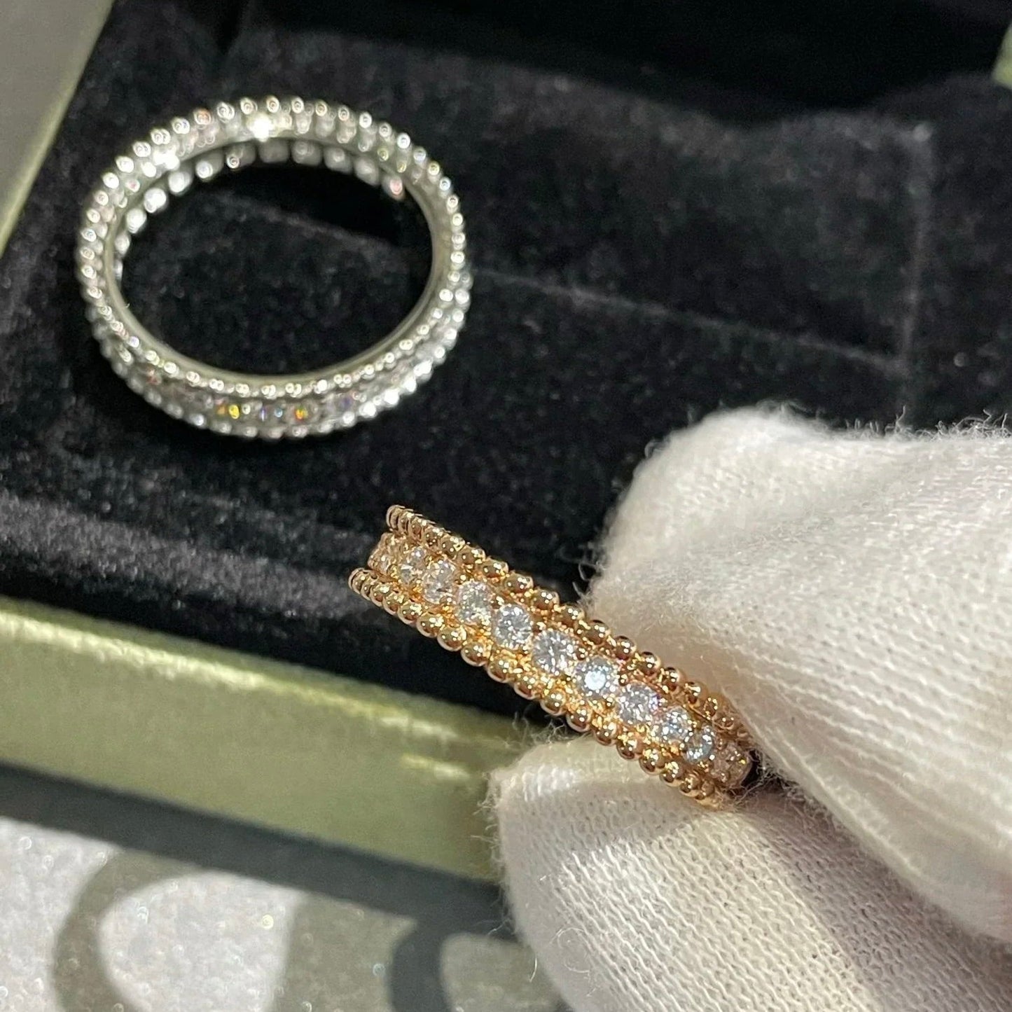 [Marins]PERLEE DIAMOND SILVER RING