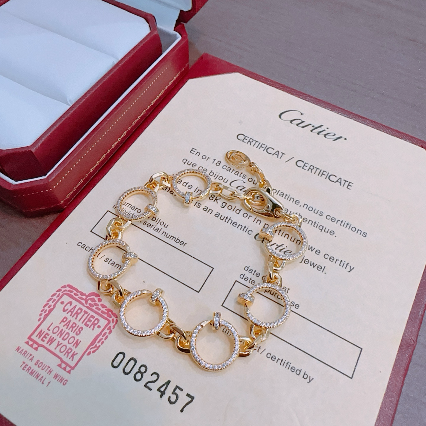 [Marins Jewelry] LOVE&JUSTE BRACELET DIAMONDS