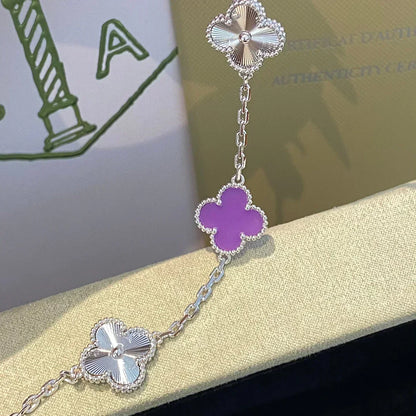 [Marins] CLOVER 5 MOTIF VIOLET BRACELET COLLECTION