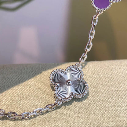 [Marins] CLOVER 5 MOTIF VIOLET BRACELET COLLECTION