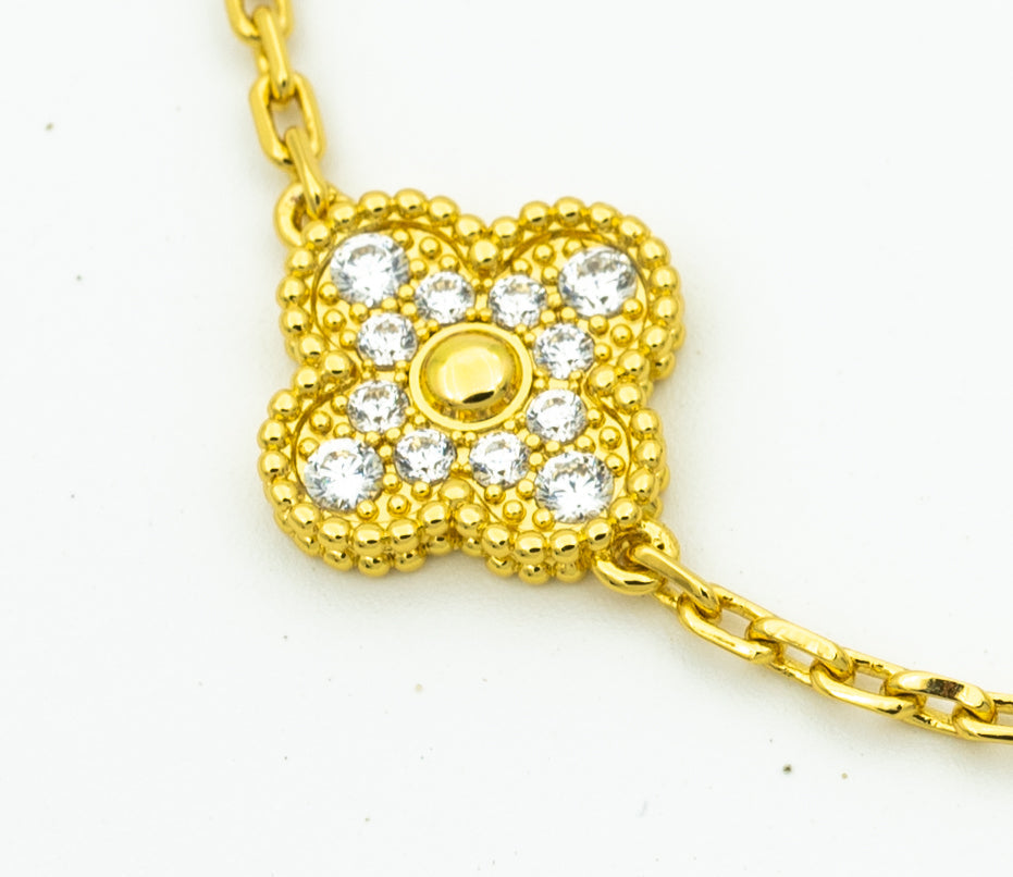 [Marins] CLOVER 5 MOTIF LASER BRACELET COLLECTION