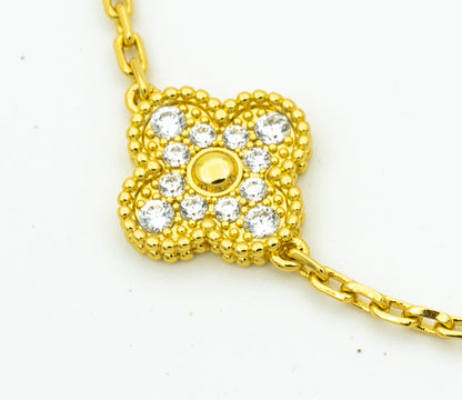 [Marins] CLOVER 5 MOTIF LASER BRACELET COLLECTION