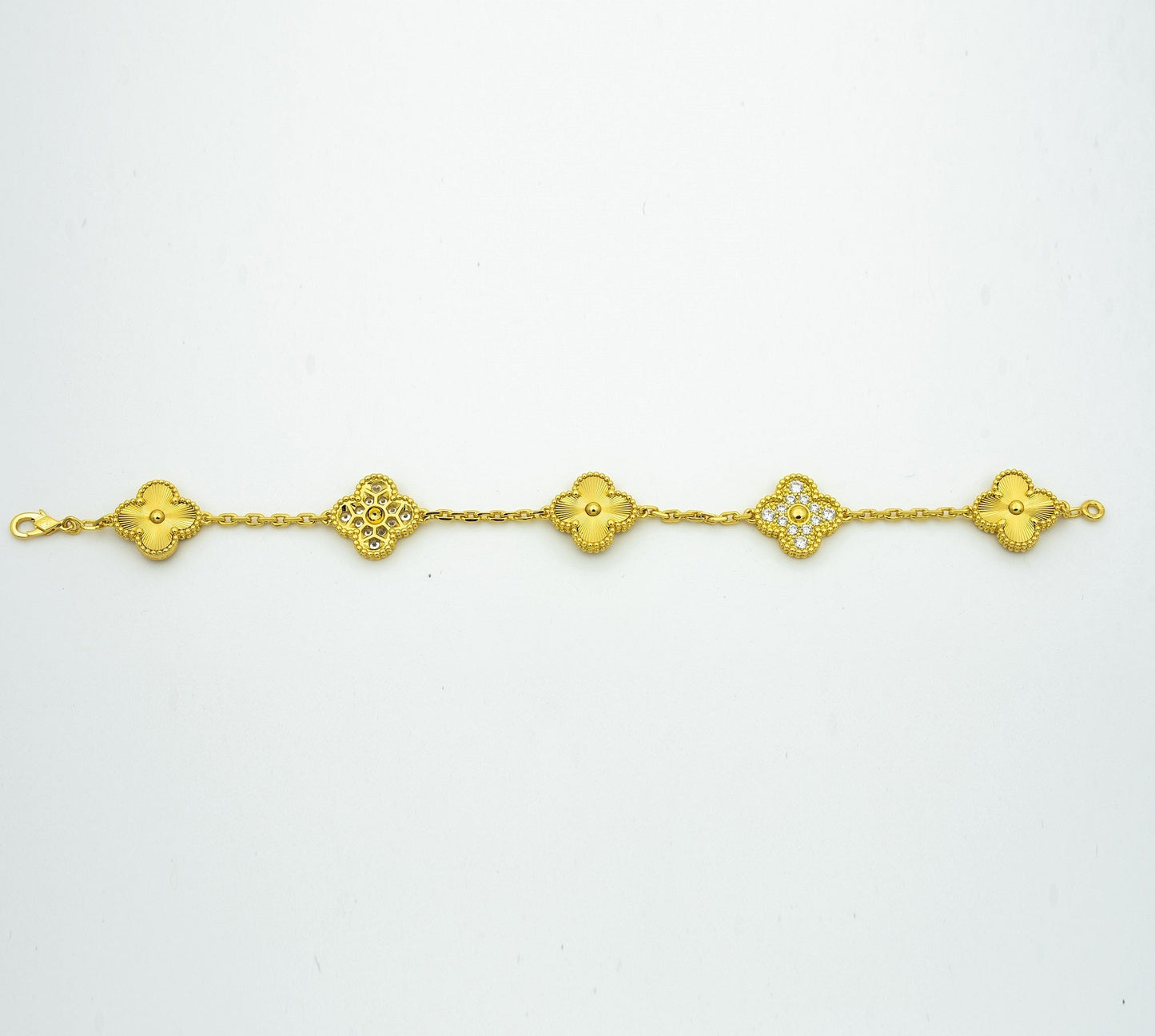 [Marins] CLOVER 5 MOTIF LASER BRACELET COLLECTION