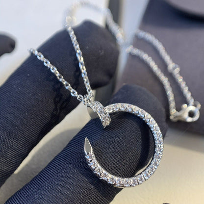 [Marins]JUSTE NECKLACE SILVER DIAMONDS