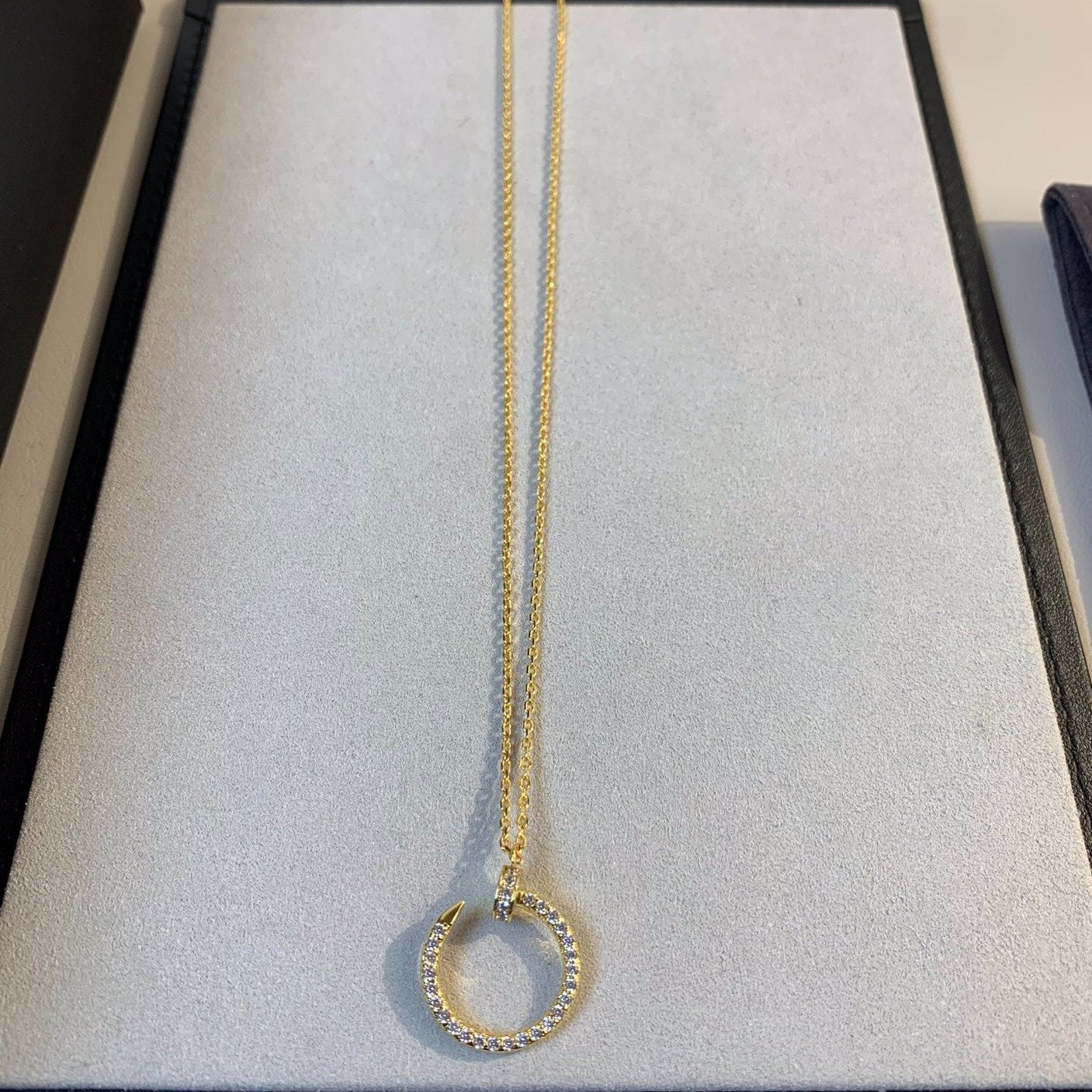 [Marins]JUSTE NECKLACE GOLD DIAMONDS