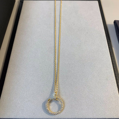 [Marins]JUSTE NECKLACE GOLD DIAMONDS