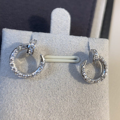 [Marins]JUSTE EARRINGS SILVER DIAMONDS