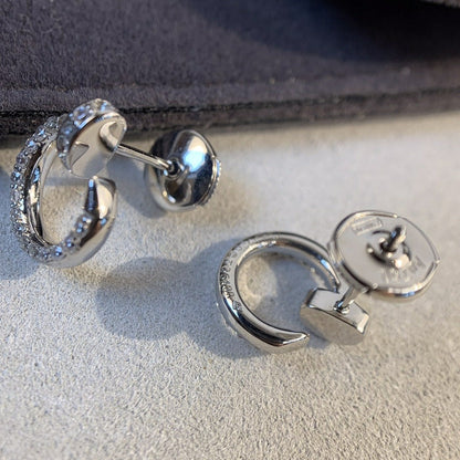 [Marins]JUSTE EARRINGS SILVER DIAMONDS