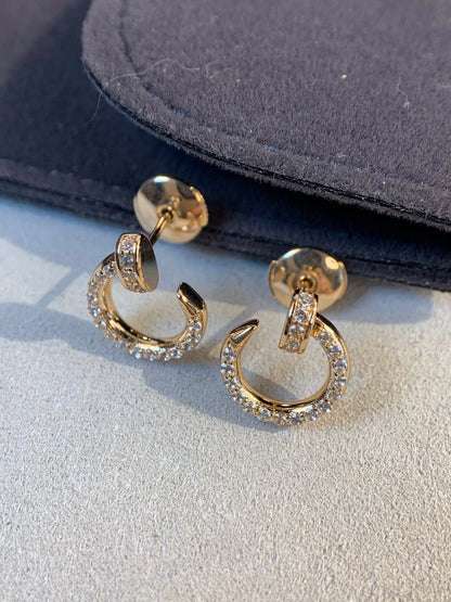 [Marins]JUSTE EARRINGS GOLD DIAMONDS