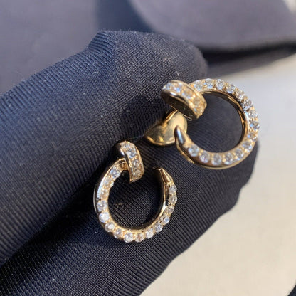 [Marins]JUSTE EARRINGS GOLD DIAMONDS