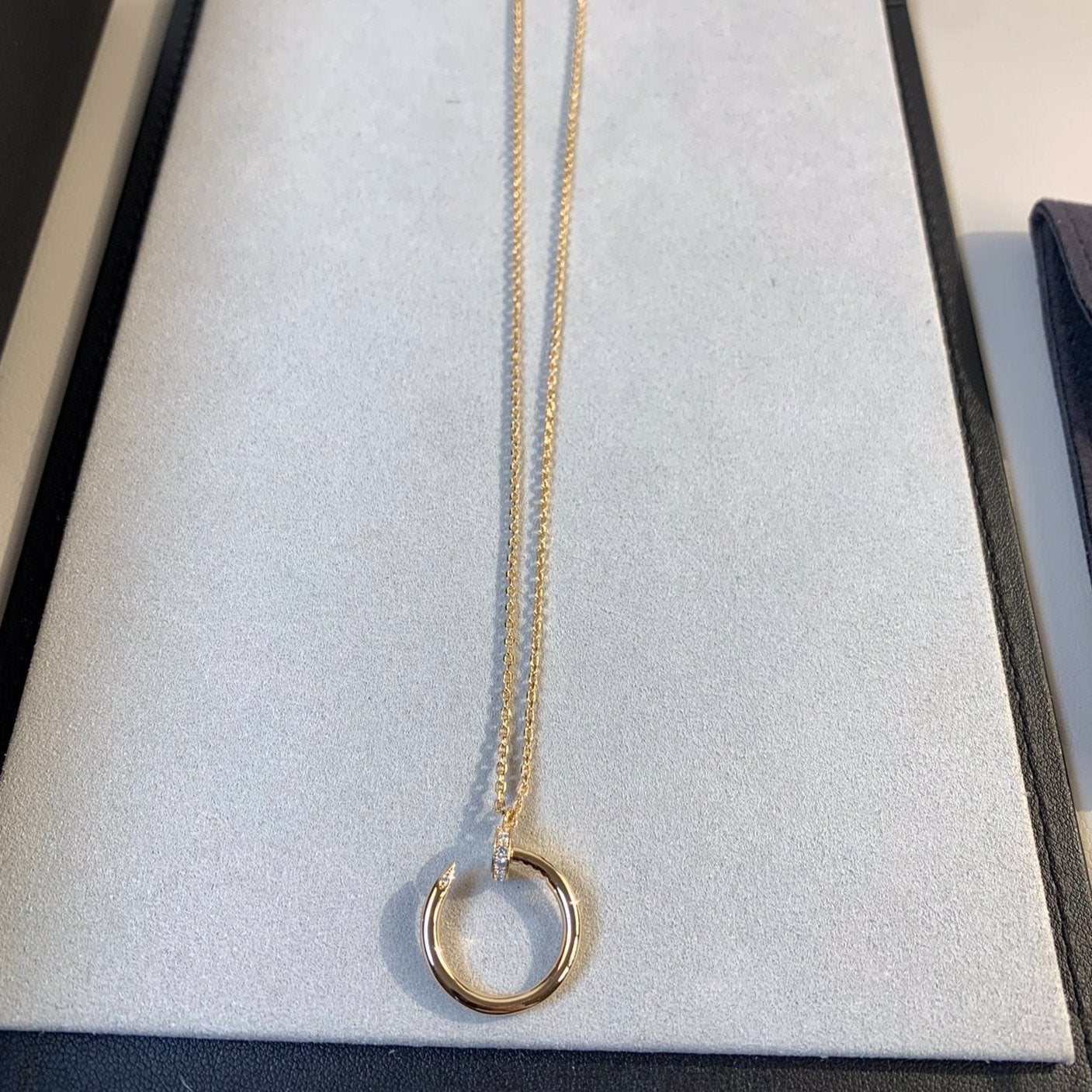 [Marins]JUSTE NECKLACE PINK GOLD