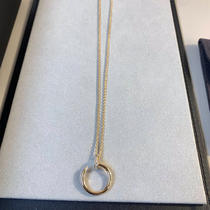 [Marins]JUSTE NECKLACE PINK GOLD