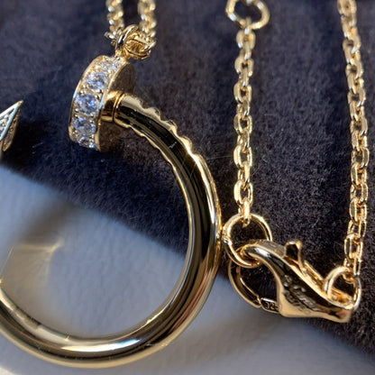 [Marins]JUSTE NECKLACE PINK GOLD