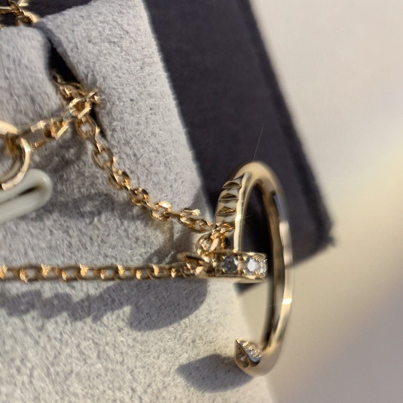 [Marins]JUSTE NECKLACE PINK GOLD