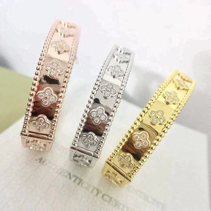 [Marins]CLOVER BRACELET 8MM DIAMONDS