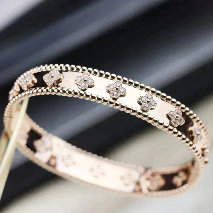 [Marins]CLOVER BRACELET 8MM DIAMONDS