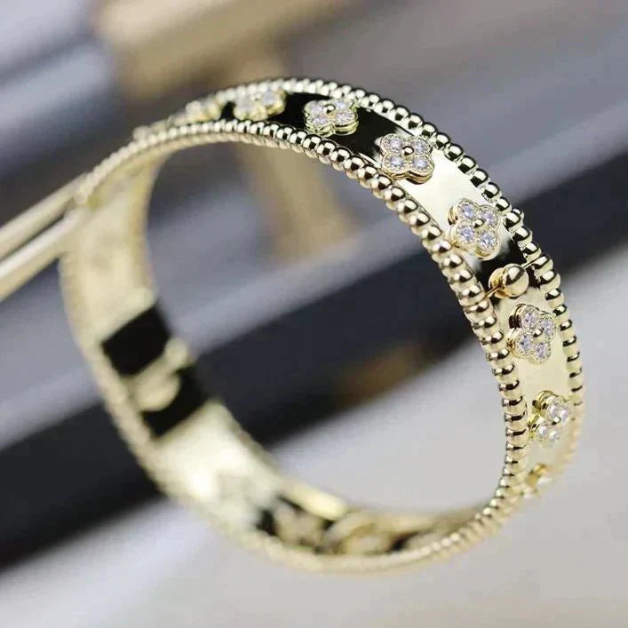 [Marins]CLOVER BRACELET 8MM DIAMONDS