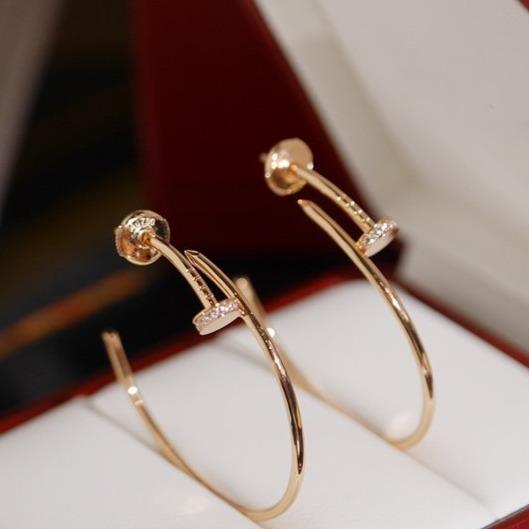 [Marin-Jewelry]JUSTE EARRINGS DIAMONDS 1.8MM