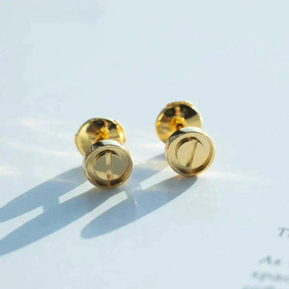 [Marins]LOVE EARRINGS GOLD 10MM