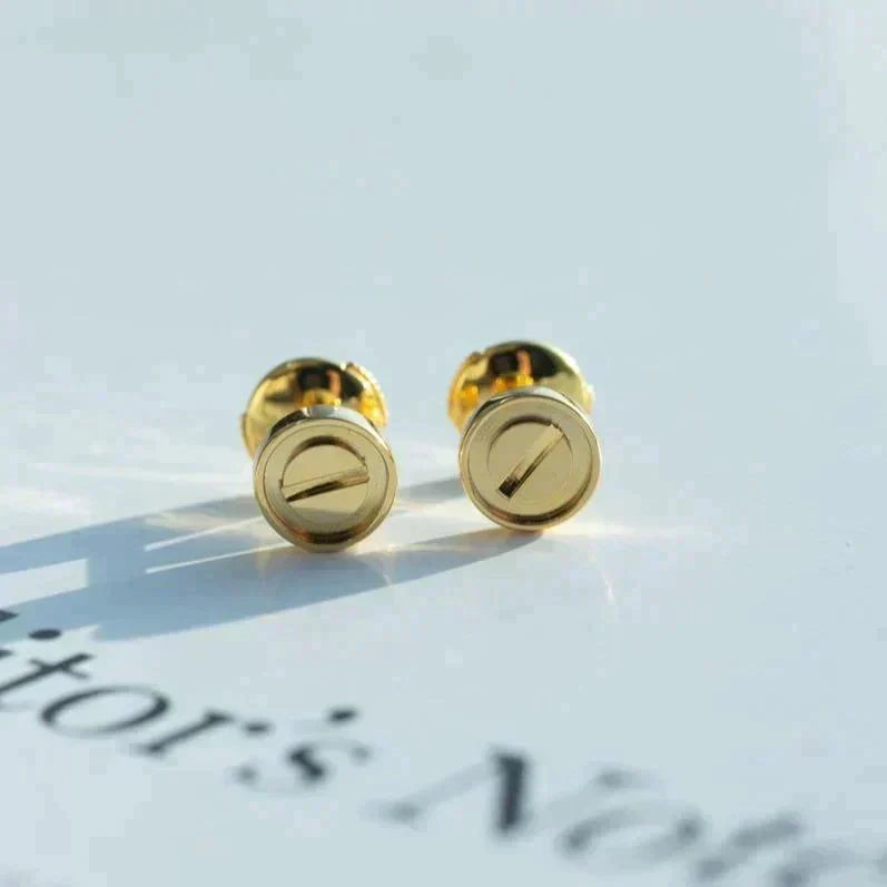[Marins]LOVE EARRINGS GOLD 10MM