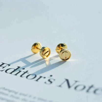 [Marins]LOVE EARRINGS GOLD 10MM