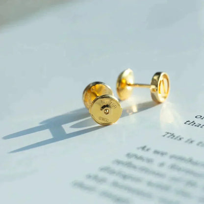 [Marins]LOVE EARRINGS GOLD 10MM
