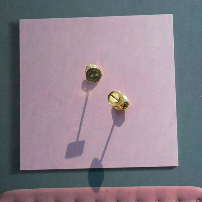 [Marins]LOVE EARRINGS GOLD 10MM