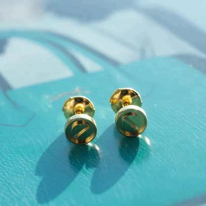 [Marins]LOVE EARRINGS GOLD 10MM