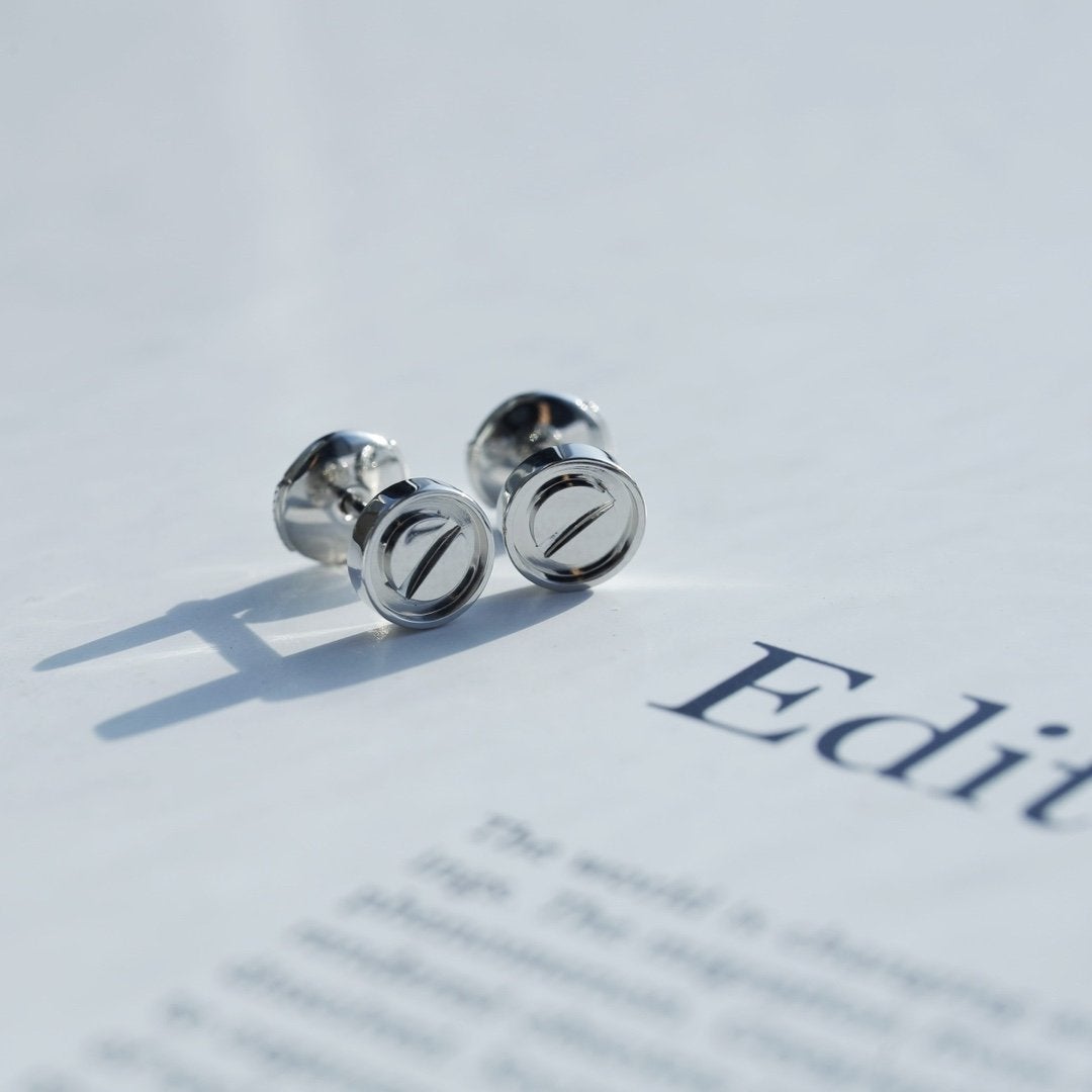 [Marins]LOVE EARRINGS SILVER 10MM