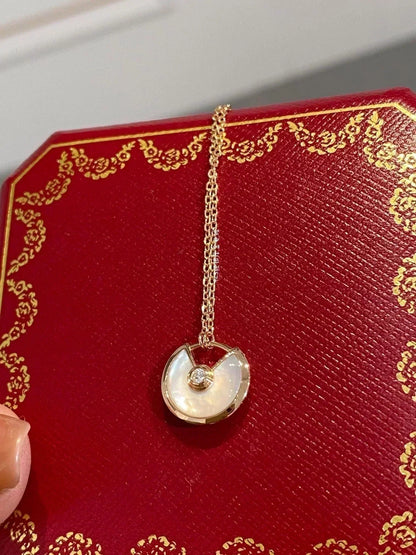 [Marins]AMULETTE Marins GOLD MOP NECKLACE