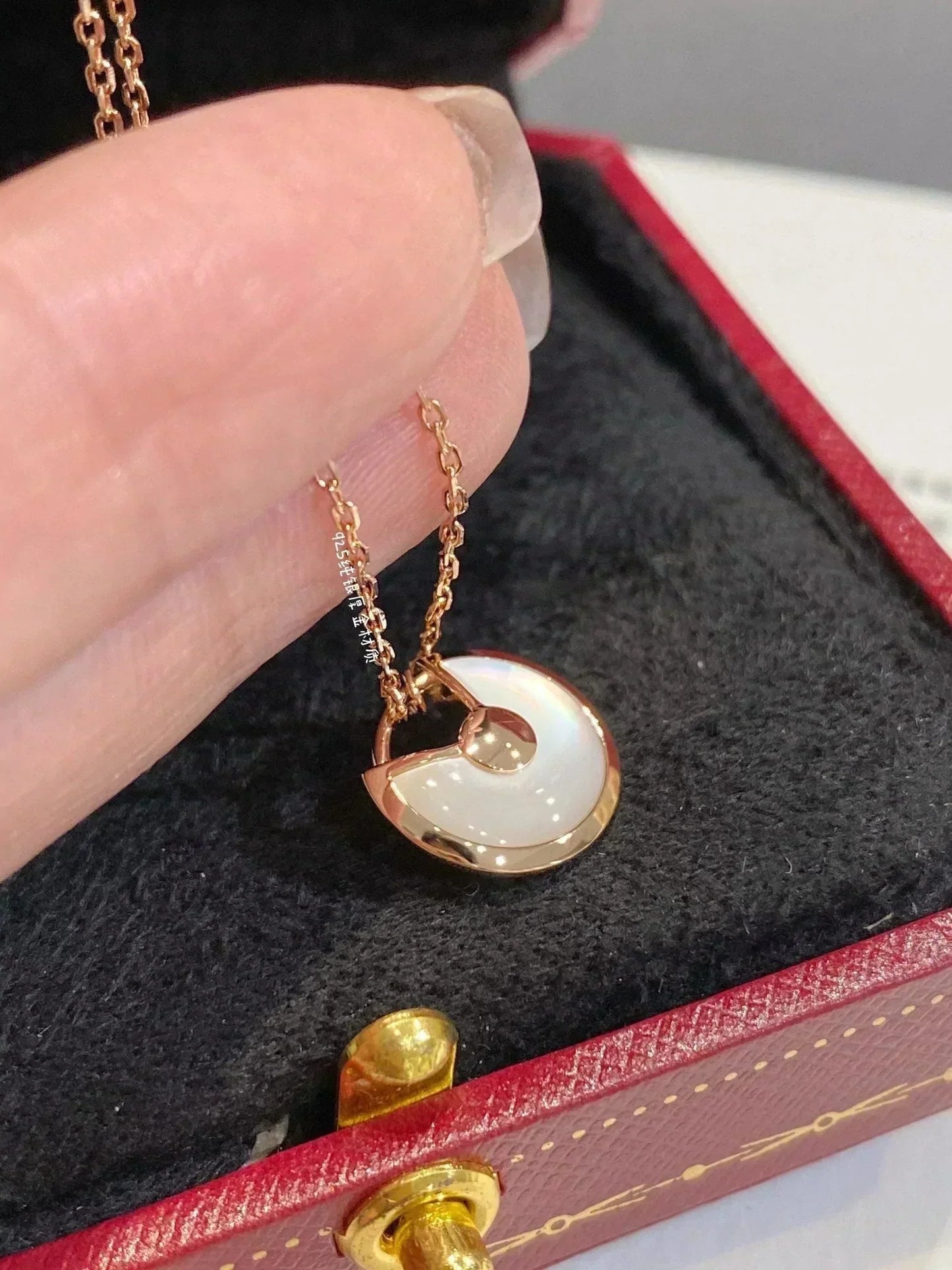 [Marins]AMULETTE Marins GOLD MOP NECKLACE