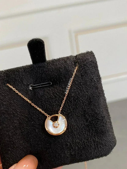 [Marins]AMULETTE Marins GOLD MOP NECKLACE