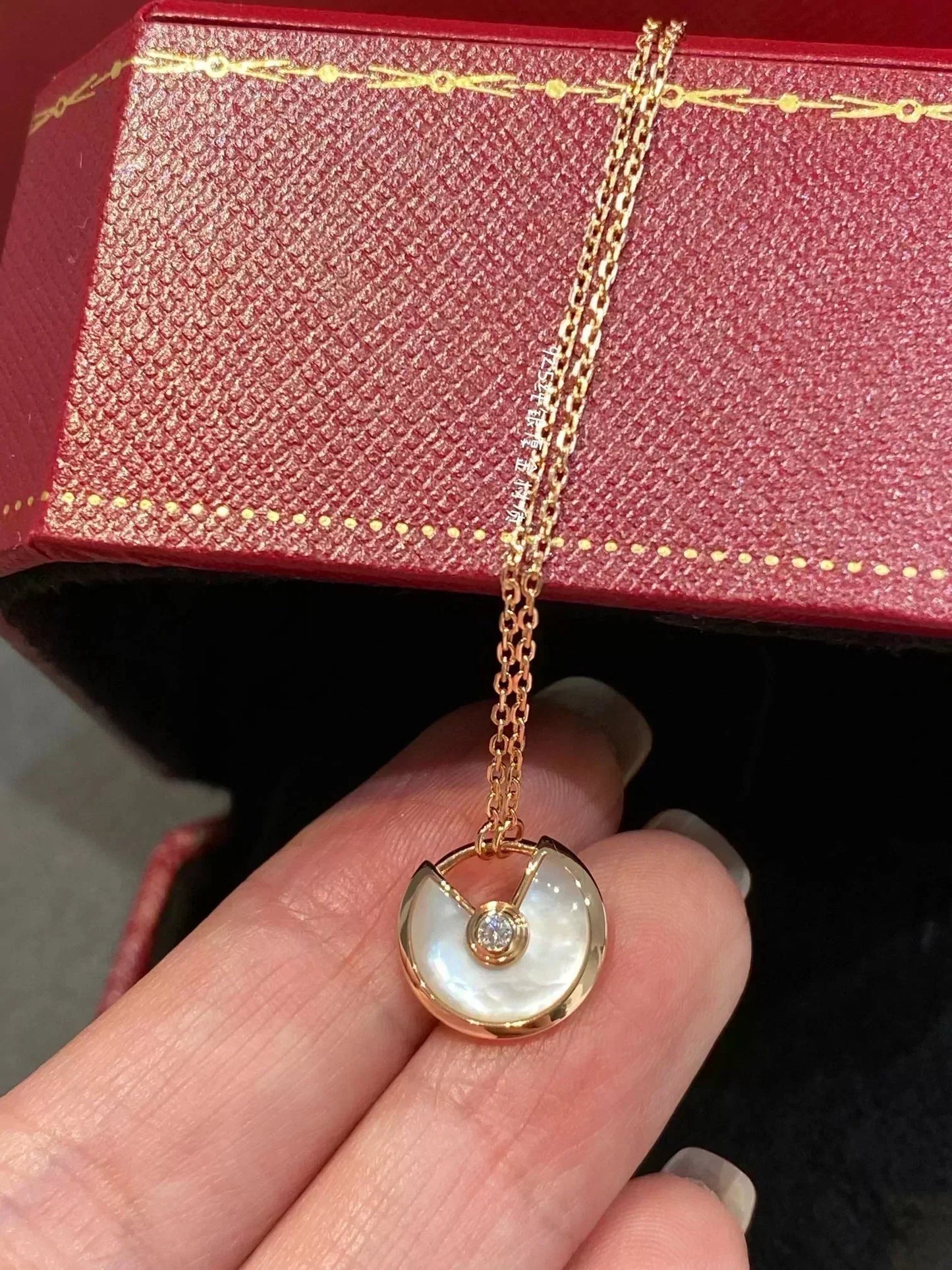[Marins]AMULETTE Marins GOLD MOP NECKLACE