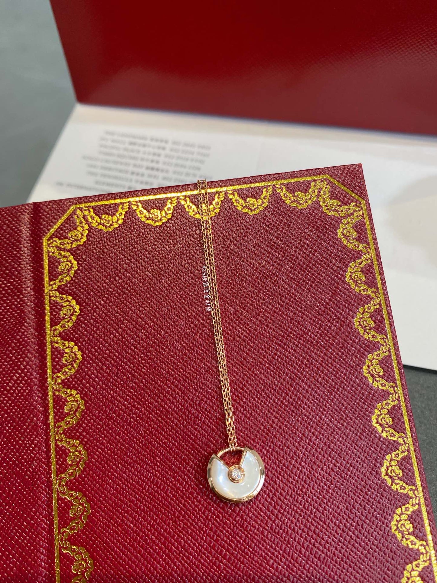 [Marins]AMULETTE Marins GOLD MOP NECKLACE