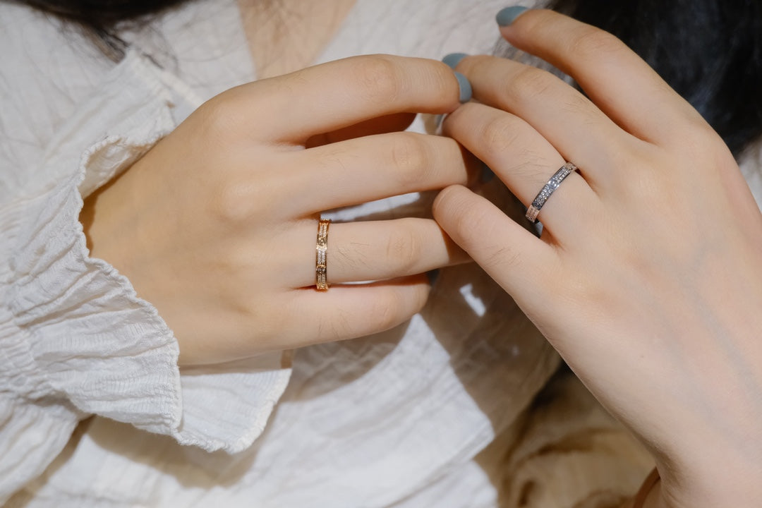 [Marins]LOVE RING 2.65MM DIAMOND