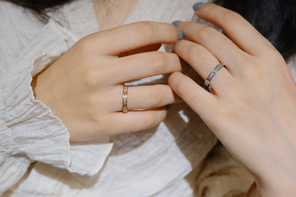 [Marins]LOVE RING 2.65MM DIAMOND
