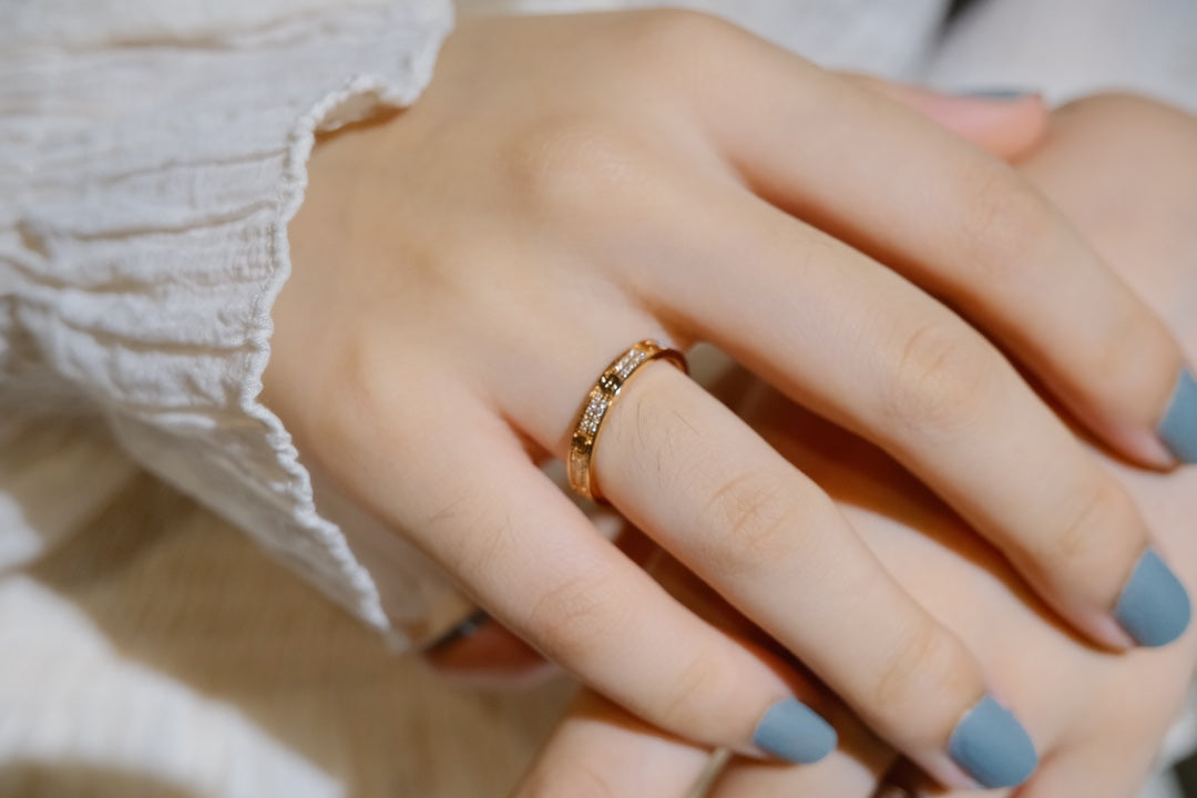 [Marins]LOVE RING 2.65MM DIAMOND