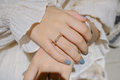 [Marins]LOVE RING 2.65MM DIAMOND